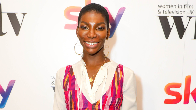 Michaela Coel smiling