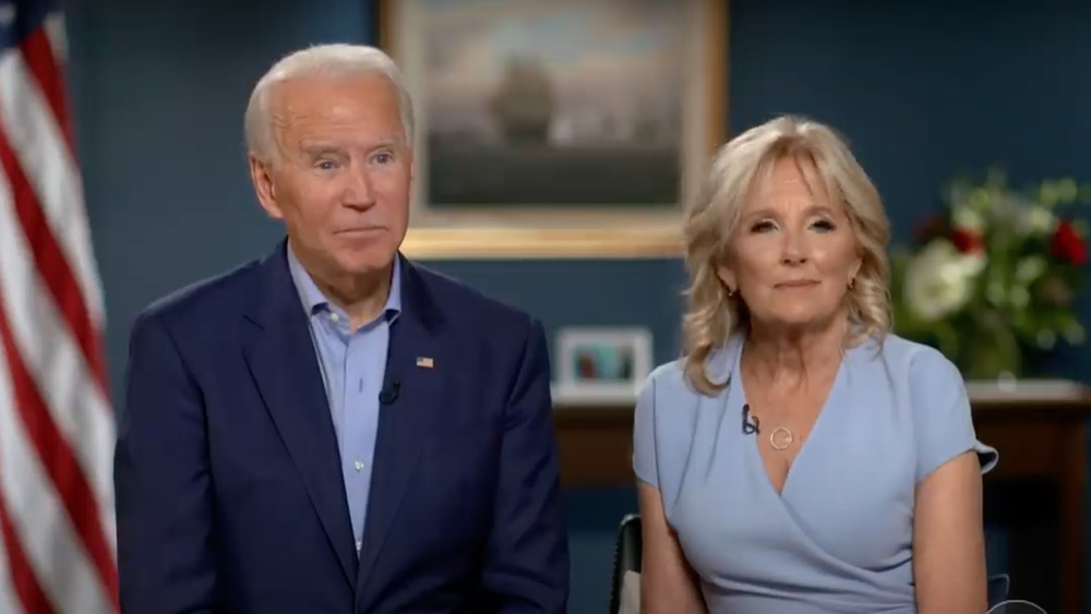 Joe and Jill Biden on Late Night with Stephen Colbert