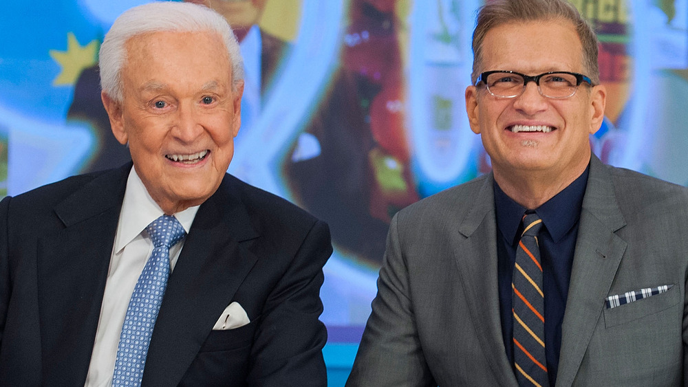 Bob Barker and Drew Carey smiling