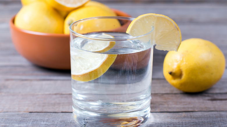 lemon water