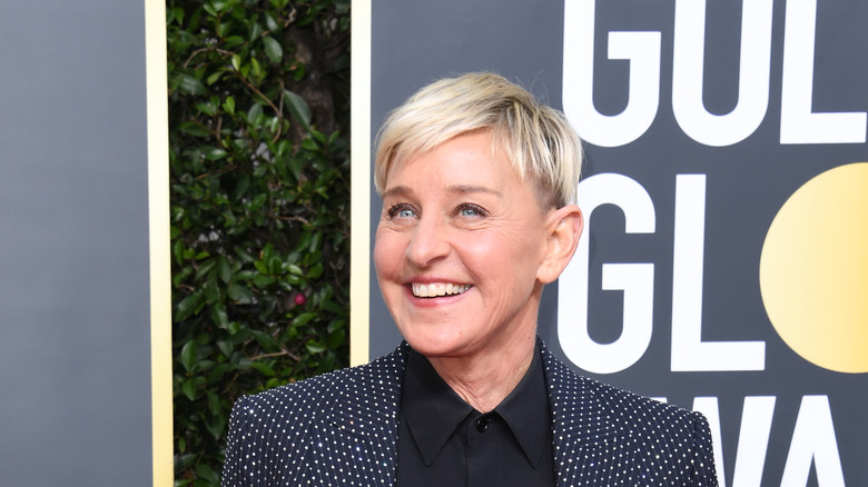 Ellen DeGeneres smiling 