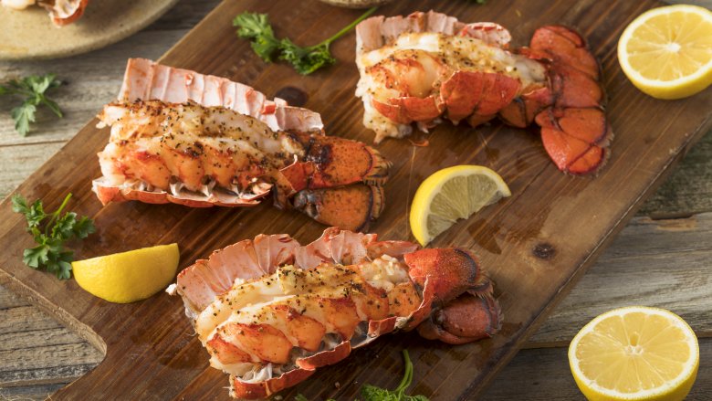 seafood lobster tails