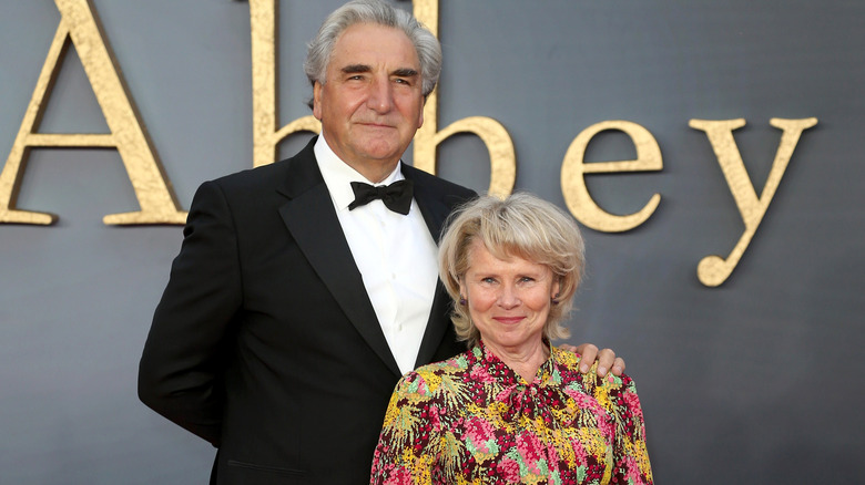 Jim Carter and Imelda Staunton at Downton Abbey premiere 