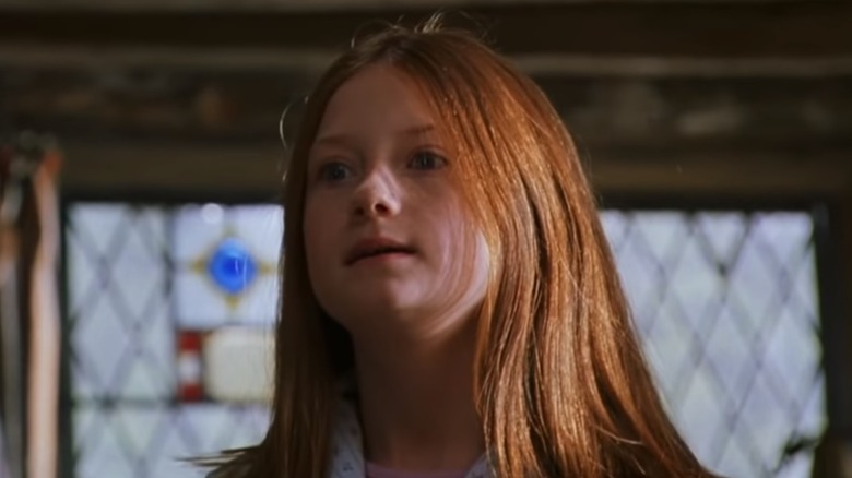 Bonnie Wright as Ginny Weasley in the first Harry Potter film