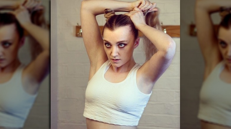 Evanna Lynch prepping for Disco Pigs