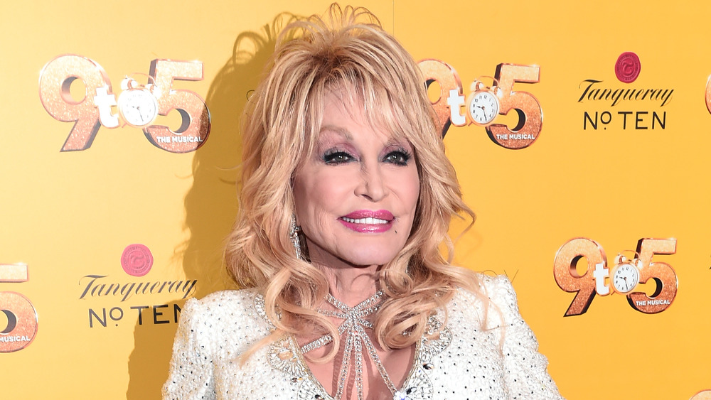 Dolly Parton attending 9 to 5: The Musical