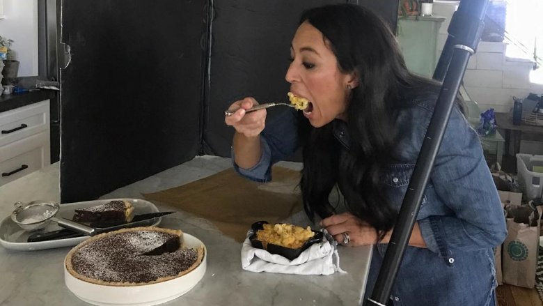 Joanna Gaines Instagram eating comfort food