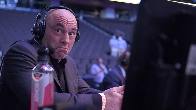 Joe Rogan commentating