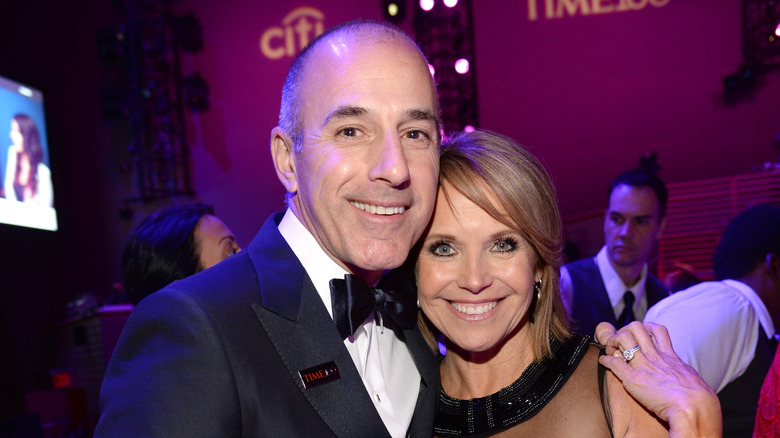 Katie Couric and Matt Lauer