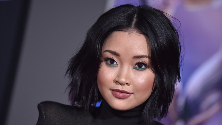 Lana Condor posing at event