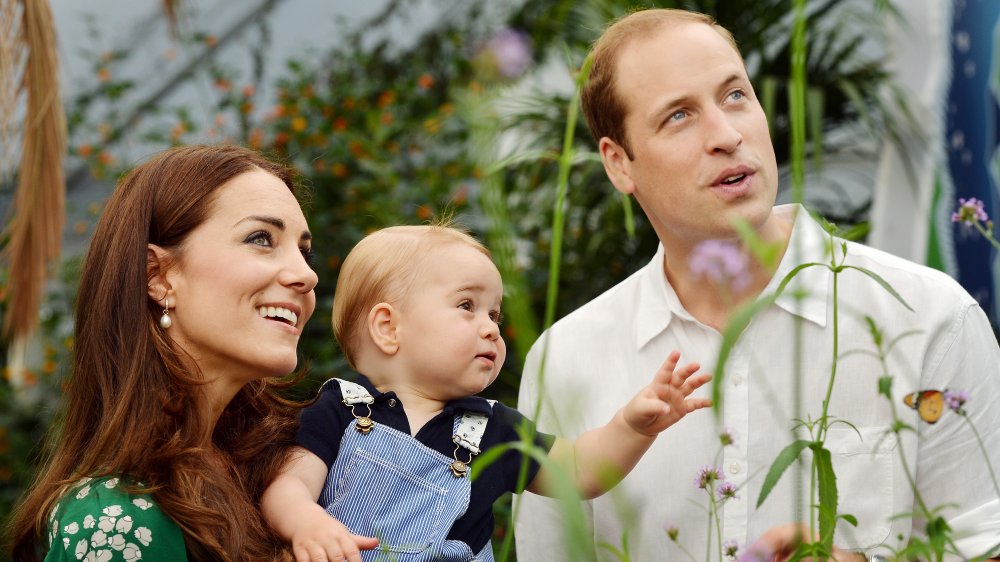 Prince George, Kate Middleton, and Prince William