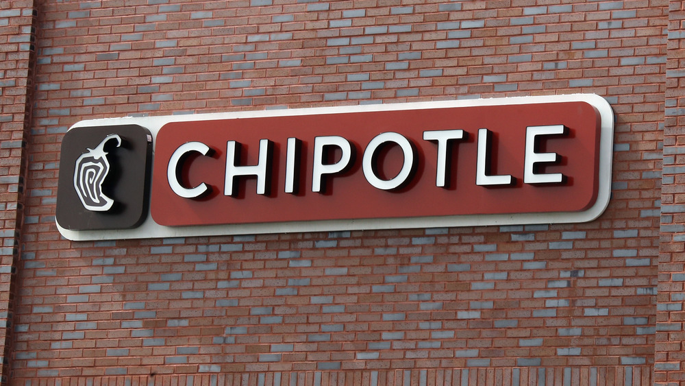 The exterior of a Chipotle restaurant