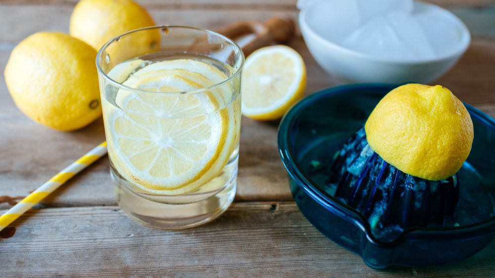 Homemade lemonade ingredients