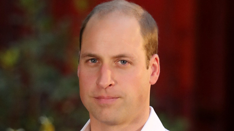 Prince William looks pensive