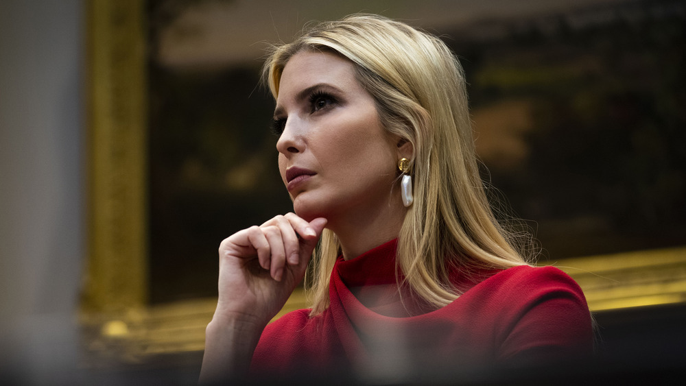 Ivanka Trump wears red