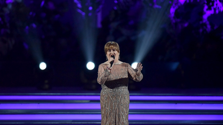 Susan Boyle performing at the Vatican in 2019