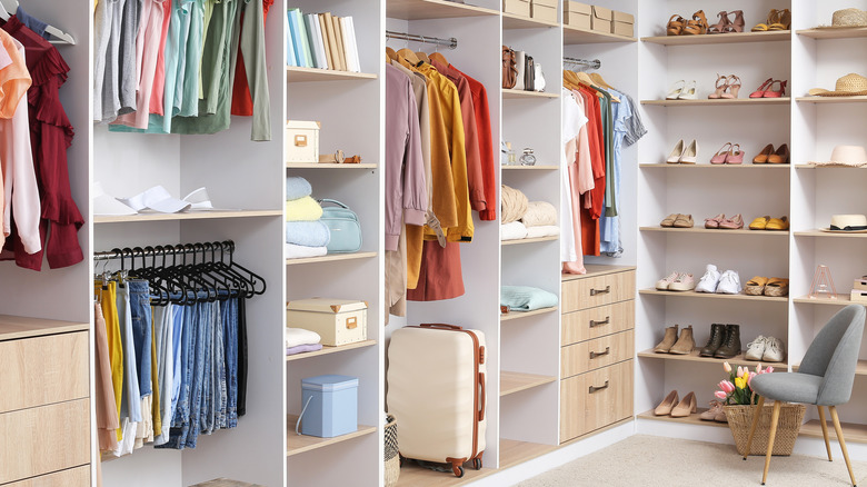 Huge walk-in closet