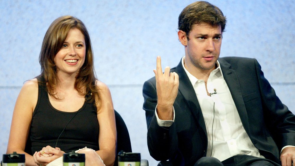 Jenna Fisher and John Krasinski