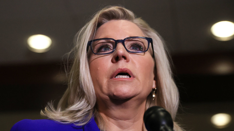 Liz Cheney after she was ousted as GOP Conference Chair