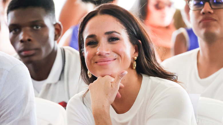 Meghan Markle smiling