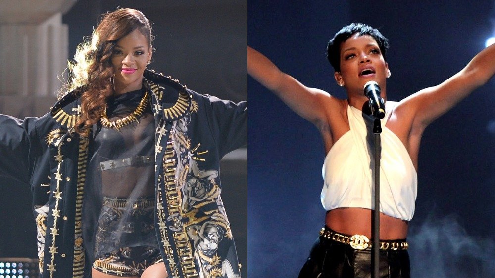 Rihanna long hair short hair transformation 