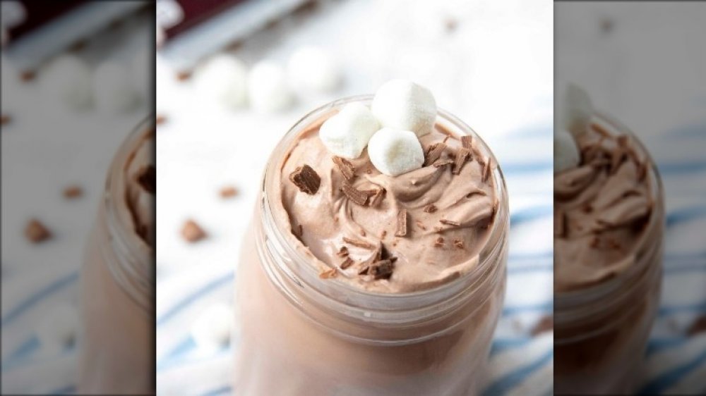 Whipped hot chocolate