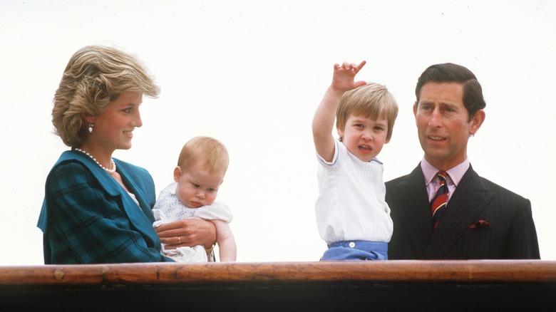 Princess Diana and her sons