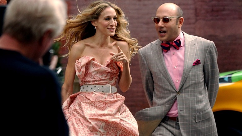 Willie Garson and SJP film "Sex and the City"