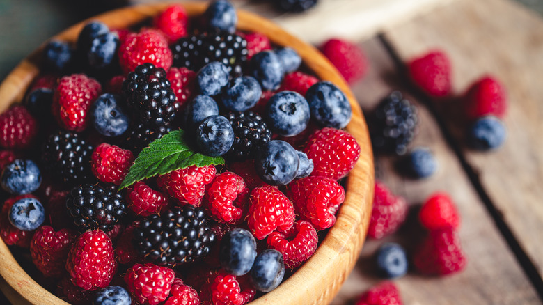 bowl of berries