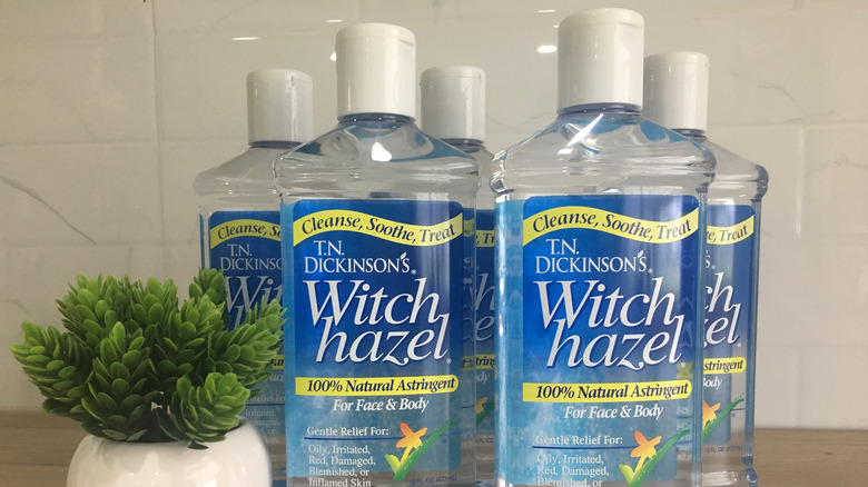 bottles of witch hazel