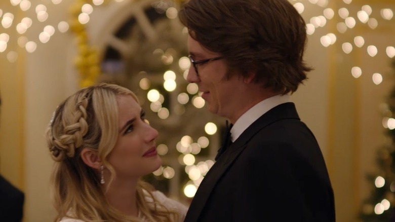 Emma Roberts and Thomas Mann dancing in "About Fate"