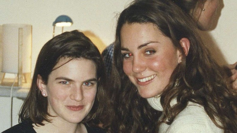 Laura Warshauer and Kate Middleton in college