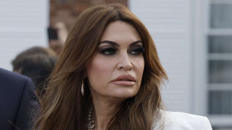 Kimberly Guilfoyle looking stern