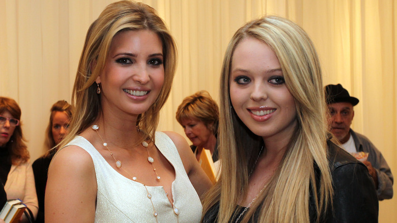 Ivanka and Tiffany Trump posing together