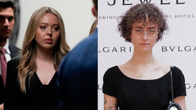 split image of Tiffany Trump and Ella Emhoff