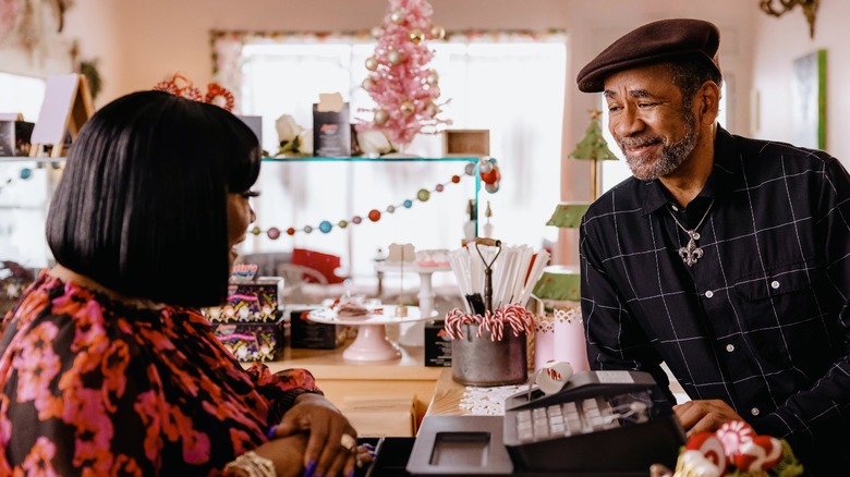 Patti LaBelle and Tim Reid smiling