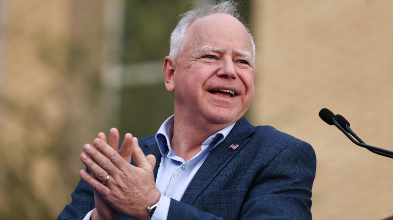 Tim Walz smiling