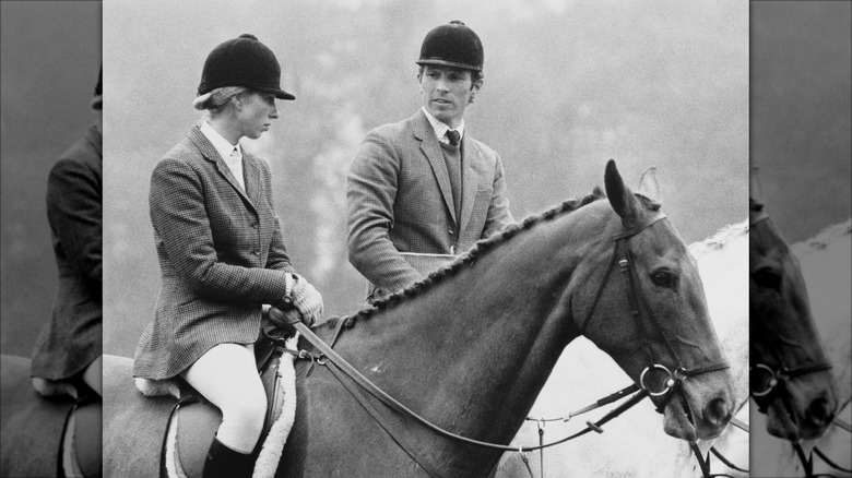 Princess Anne and Captain Mark Phillips