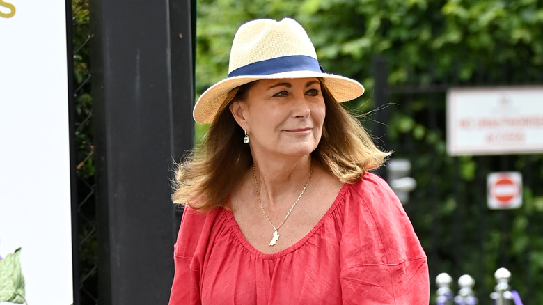 Carole Middleton in a hat