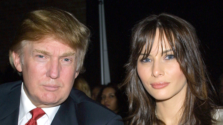 Donald Trump and Melania Knauss 2002