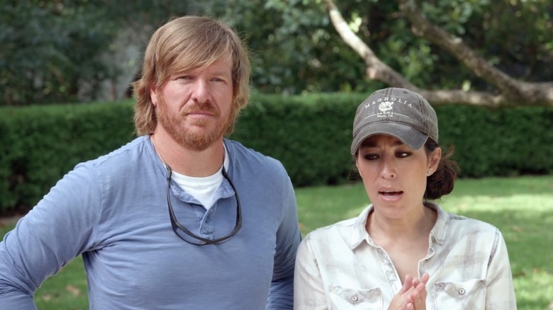 Chip and Joanna Gaines on "Fixer Upper"