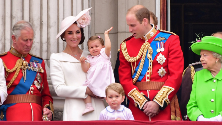 British royal family, Trooping the Colour 2016