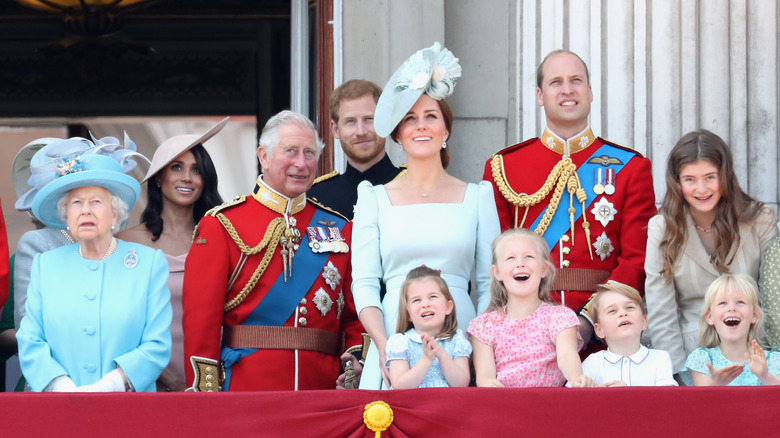 British royal family, Trooping the Colour 2018