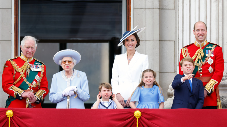 British royal family, Trooping the Colour 2022