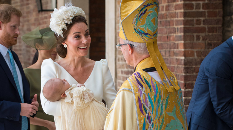 Kate Middleton with Prince Louis