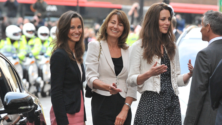 Princess Catherine with Carole and Pippa Middleton