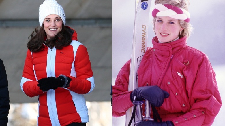 Diana/Kate skiing outfits 