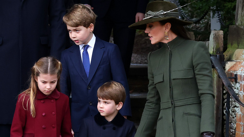 Princess Catherine, her children 