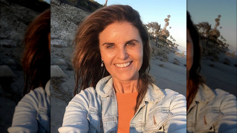 Maria Shriver selfie