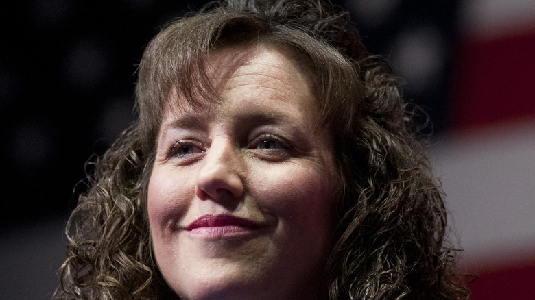 Michelle Duggar smirking